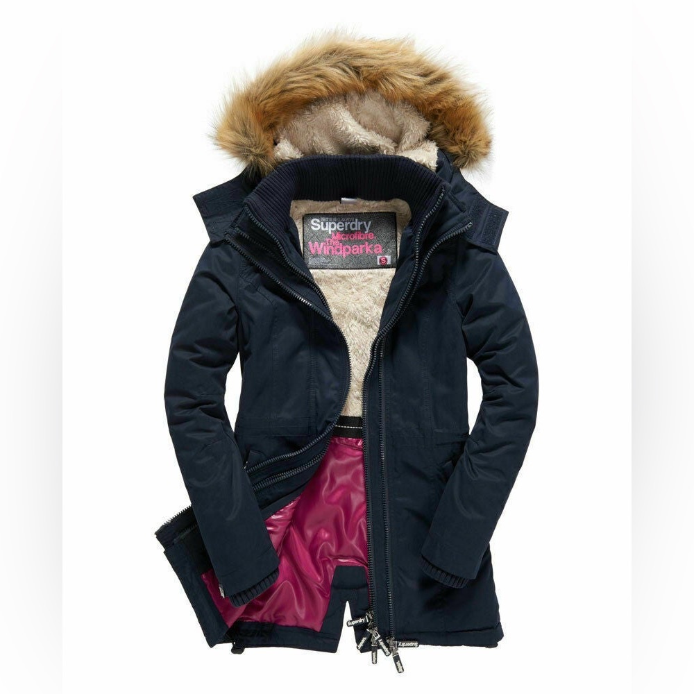 Superdry Shearling and Faux Fur Women's Parka